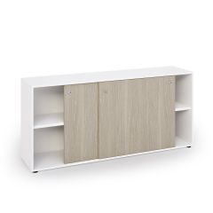 Armoire basse avec portes coulissantes L180 cm