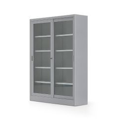 Armoire à portes coulissantes en verre L180 H200