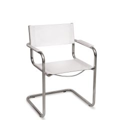  Chaise pied luge avec accoudoirs Alba 2 New