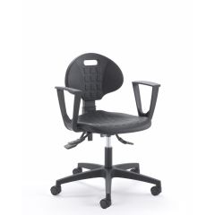 Coppia di braccioli fissi mod. Tekno per sedie da officina Worky e Worky S