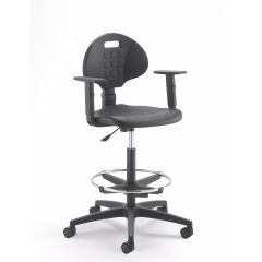 Coppia di braccioli regolabili mod. Fritz per sedie da officina Worky e Worky S