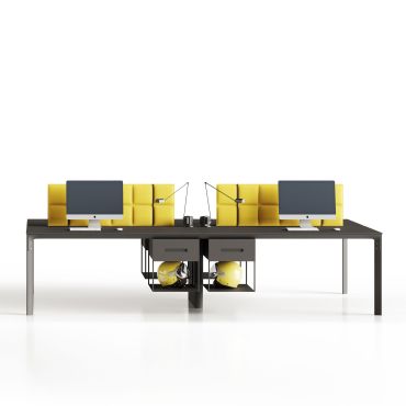 Panneau insonorisant Tetrix Desk Bench H40