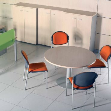 Table de réunion ronde Brera