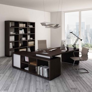 Bureau avec meuble de service Brera