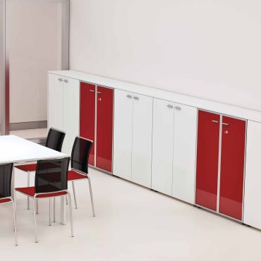 Armoire mi-haute avec porte Doria L45 cm.