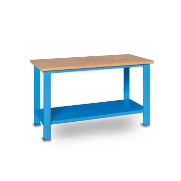 Banco da lavoro con piano in legno